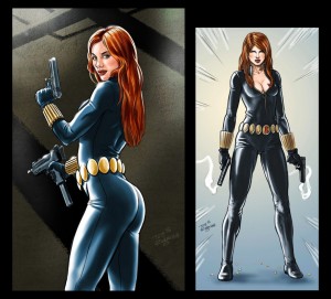 For the Black Widow character Jam @ Drawingboard.Org